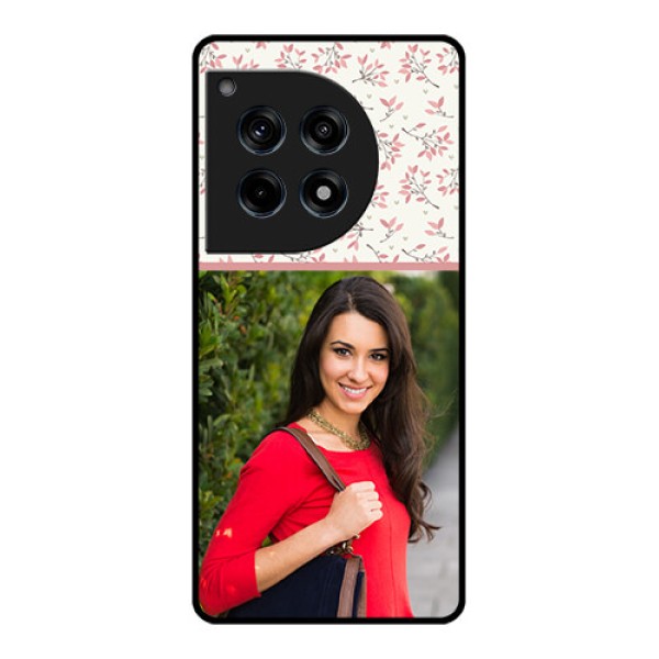 Oneplus 12R 5G Custom Glass Phone Case - Stunning Floral Design