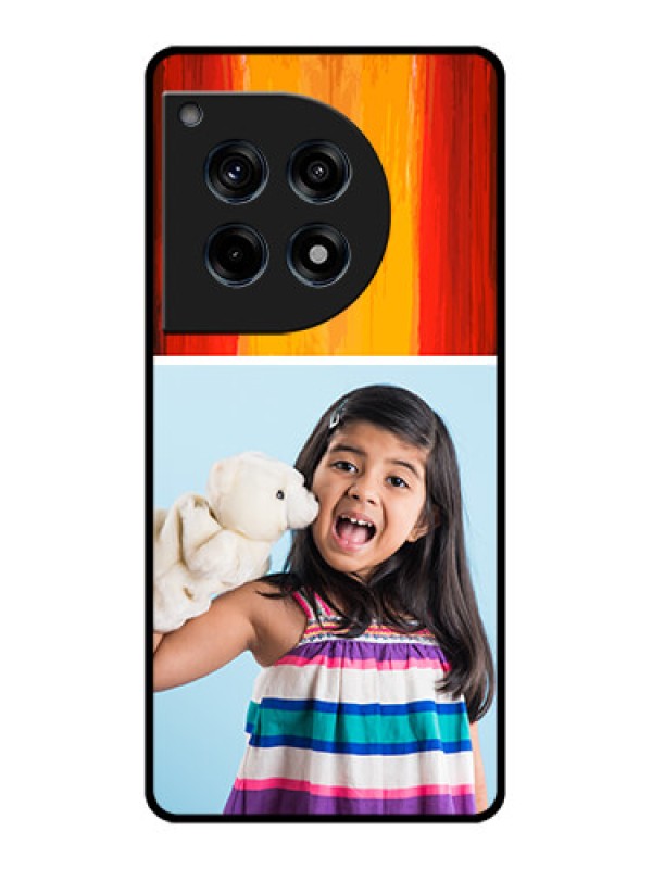Custom Oneplus 12R 5G Custom Glass Phone Case - Multi Color Design