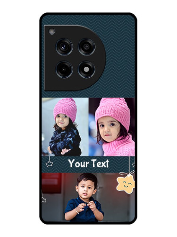 Custom Oneplus 12R 5G Custom Glass Phone Case - Hanging Stars Design