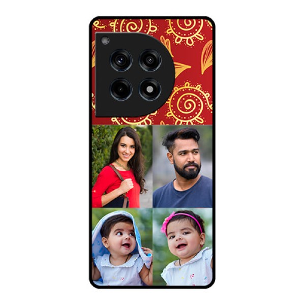 Oneplus 12R 5G Custom Glass Phone Case - 4 Image Traditional Design