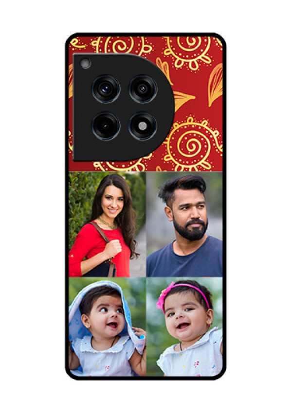 Oneplus 12R 5G Custom Glass Phone Case - 4 Image Traditional Design