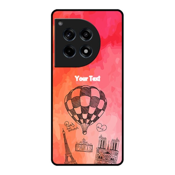 Oneplus 12R 5G Custom Glass Phone Case - Paris Theme Design