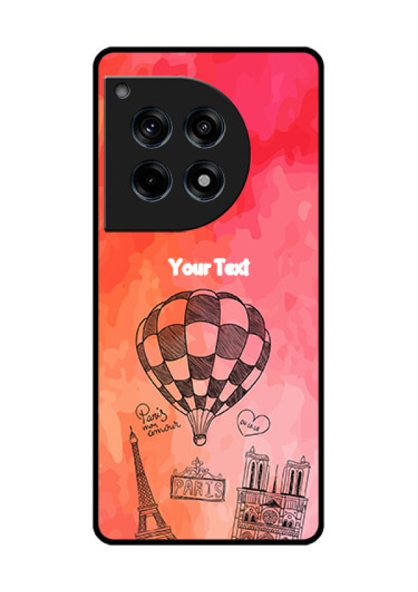 Oneplus 12R 5G Custom Glass Phone Case - Paris Theme Design