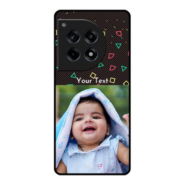 Oneplus 12R 5G Custom Glass Phone Case - With Confetti Birthday Design Oneplus 12R 5G Custom Glass Phone Case - With Confetti Birthday Design