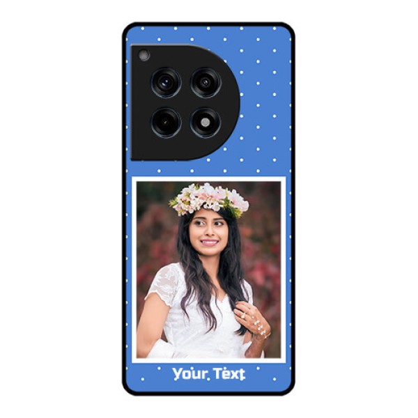 Oneplus 12R 5G Custom Glass Phone Case - Polka Dots Design