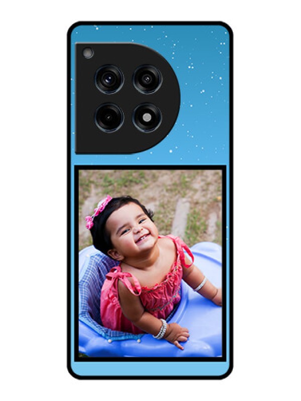 Custom Oneplus 12R 5G Custom Glass Phone Case - Wave Pattern Colorful Design