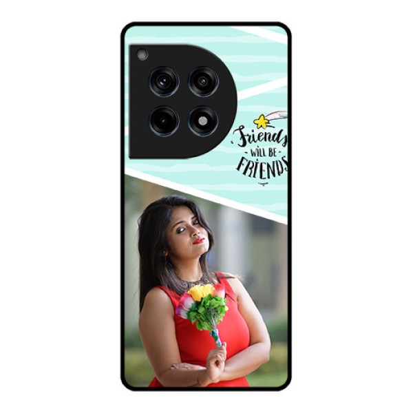 Oneplus 12R 5G Custom Glass Phone Case - Friends Picture Icon Design Oneplus 12R 5G Custom Glass Phone Case - Friends Picture Icon Design