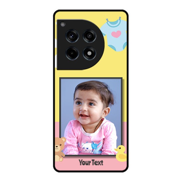 Oneplus 12R 5G Custom Glass Phone Case - Kids 2 Color Design