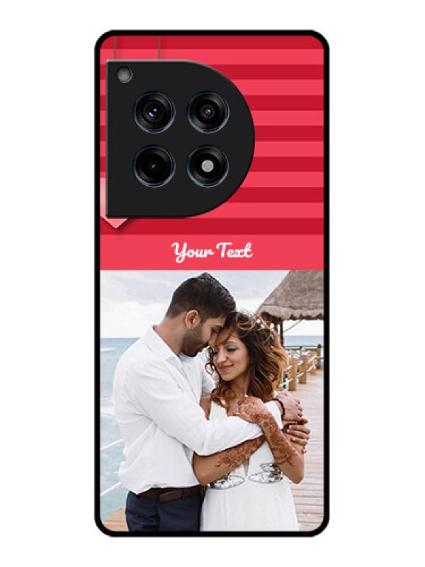Custom Oneplus 12R 5G Custom Glass Phone Case - Valentines Day Design