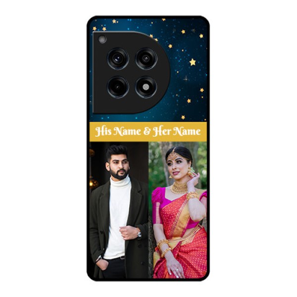 Oneplus 12R 5G Custom Glass Phone Case - Galaxy Stars Backdrop Design Oneplus 12R 5G Custom Glass Phone Case - Galaxy Stars Backdrop Design