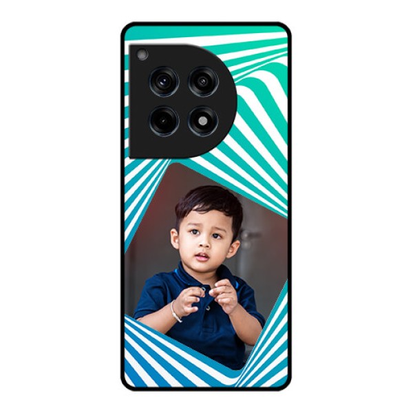 Oneplus 12R 5G Custom Glass Phone Case - Abstract Spiral Design Oneplus 12R 5G Custom Glass Phone Case - Abstract Spiral Design