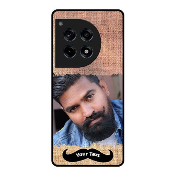 Oneplus 12R 5G Custom Glass Phone Case - With Texture Design