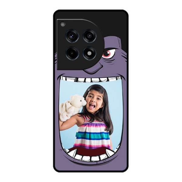 Oneplus 12R 5G Custom Glass Phone Case - Angry Monster Design
