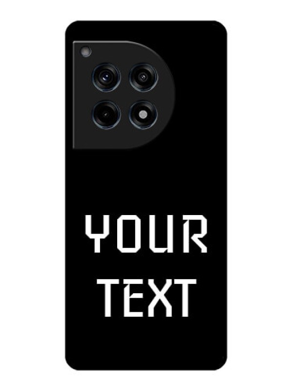 Custom Oneplus 12R 5G Custom Glass Phone Case - Your Name Design