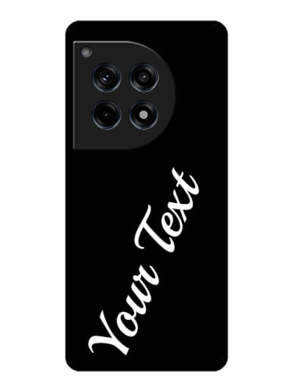 Custom Oneplus 12R 5G Custom Glass Phone Case - With Your Name Design