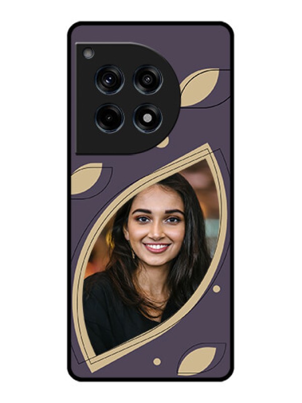 Custom Oneplus 12R 5G Custom Glass Phone Case - Falling Leaf Design