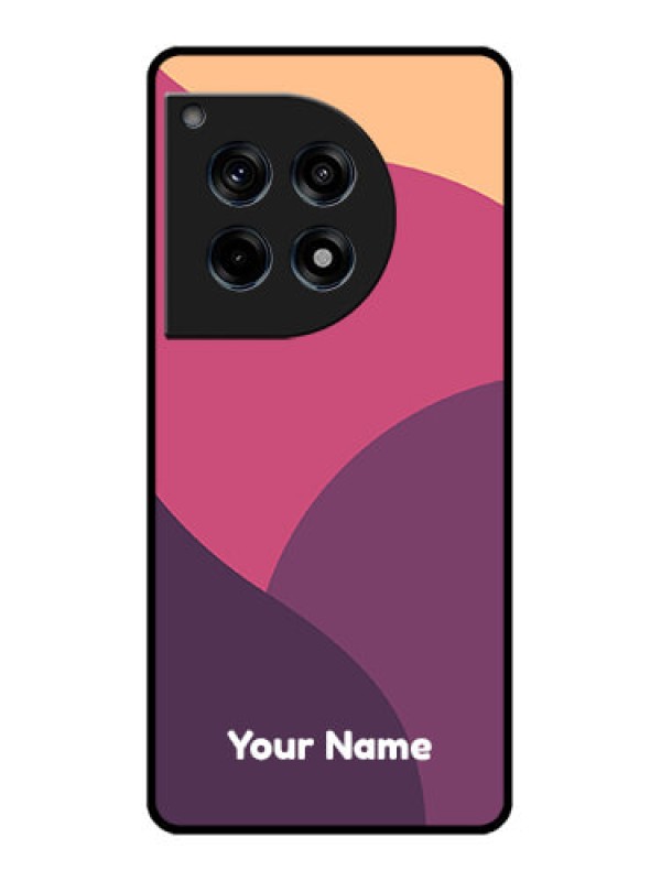 Custom Oneplus 12R 5G Custom Glass Phone Case - Mixed Multi - Colour Abstract Art Design