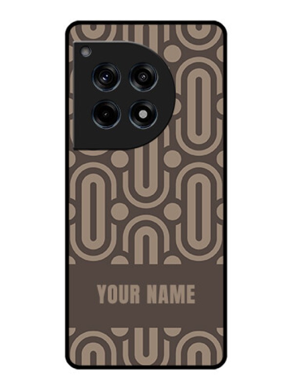 Custom Oneplus 12R 5G Custom Glass Phone Case - Captivating Zero Pattern Design