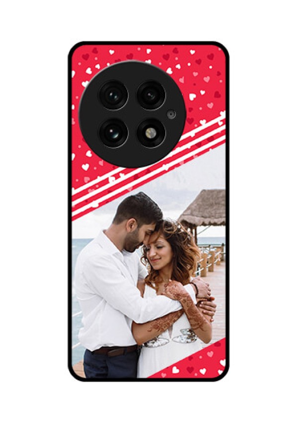 OnePlus 13 5G Custom Glass Phone CaseValentines Gift Design