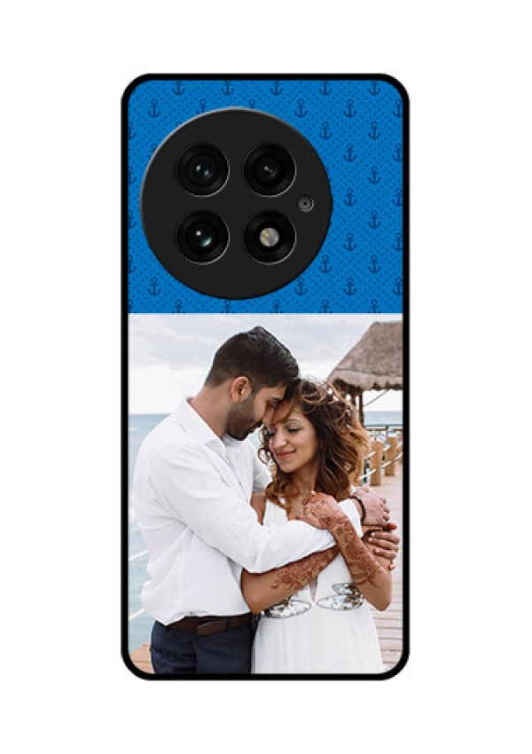 OnePlus 13 5G Custom Glass Phone CaseBlue Anchors Design