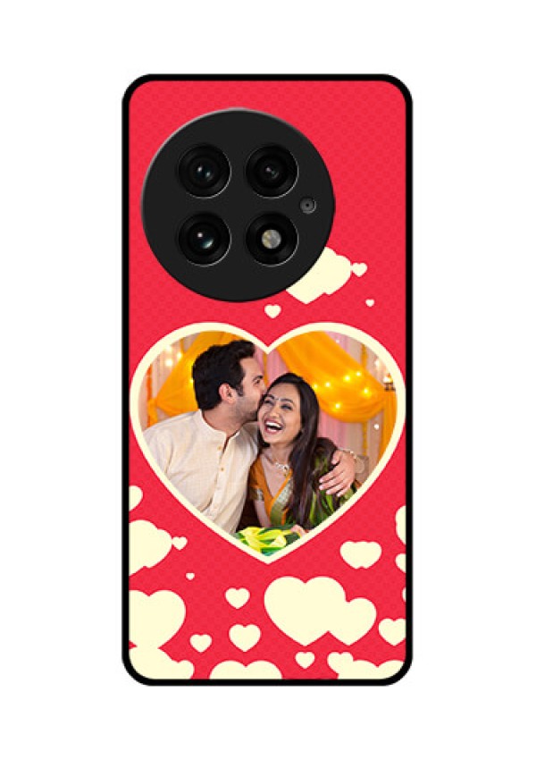 OnePlus 13 5G Custom Glass Phone CaseLove Symbols Phone Cover Design