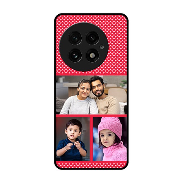 OnePlus 13 5G Custom Glass Phone CaseBulk Photo Upload Design