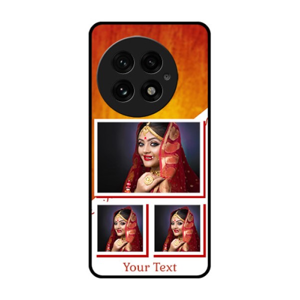 OnePlus 13 5G Custom Glass Phone CaseWedding Memories Design