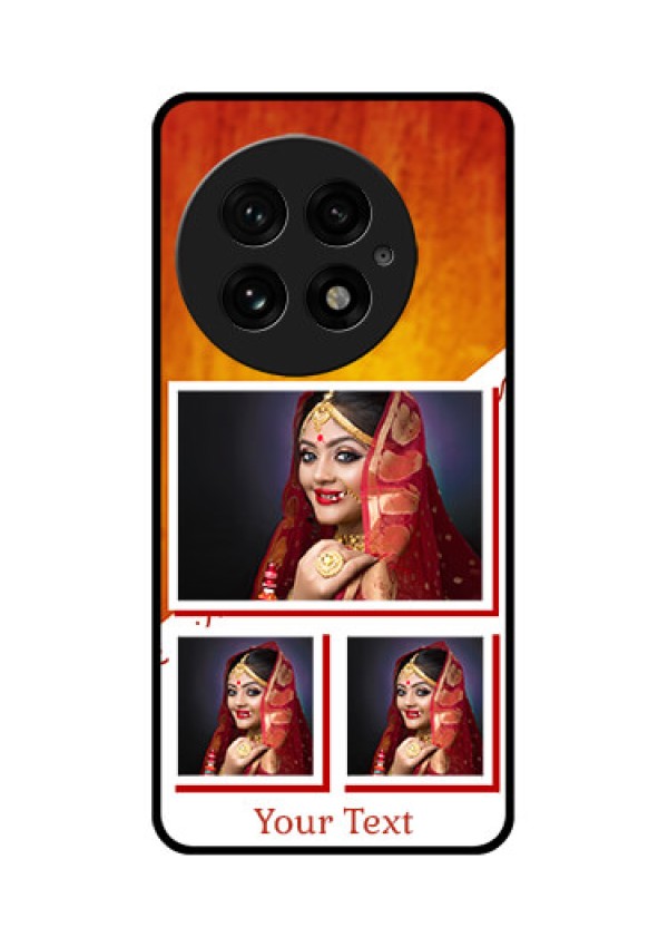 OnePlus 13 5G Custom Glass Phone CaseWedding Memories Design