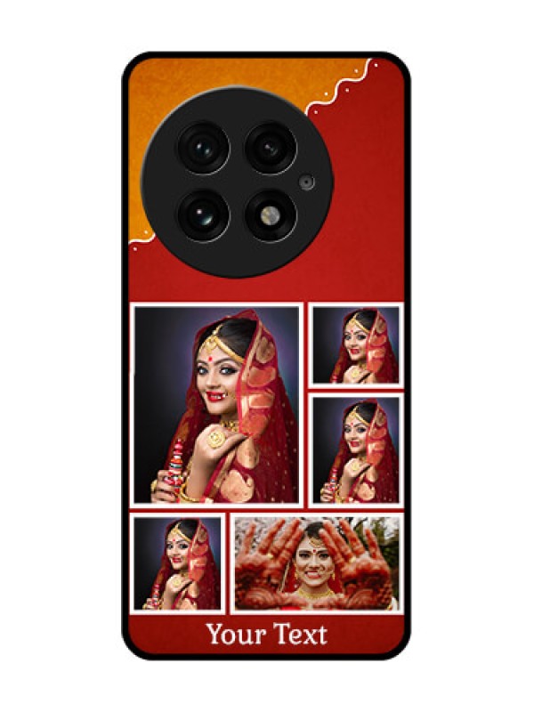 Custom OnePlus 13 5G Custom Glass Phone CaseWedding Pic Upload Design