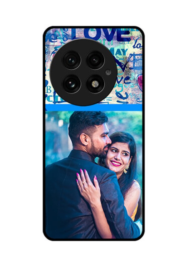 OnePlus 13 5G Custom Glass Phone CaseColorful Love Design