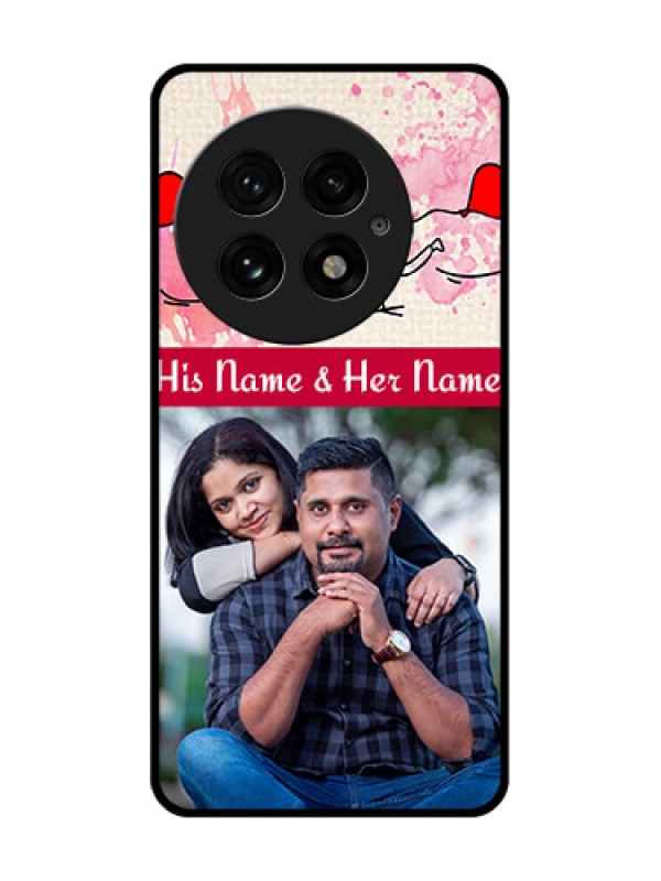 Custom OnePlus 13 5G Custom Glass Phone CaseYou And Me Case Design