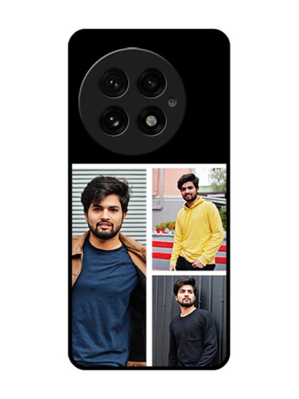 Custom OnePlus 13 5G Custom Glass Phone CaseUpload Multiple Picture Design