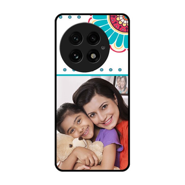OnePlus 13 5G Custom Glass Phone CaseFlower Design
