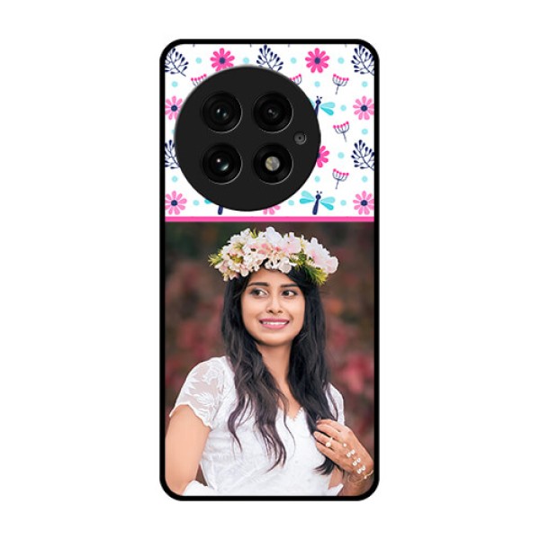 OnePlus 13 5G Custom Glass Phone CaseColorful Flower Design OnePlus 13 5G Custom Glass Phone CaseColorful Flower Design