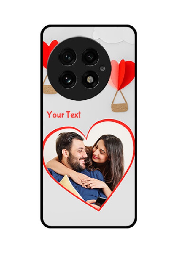 OnePlus 13 5G Custom Glass Phone CaseParachute Love Design