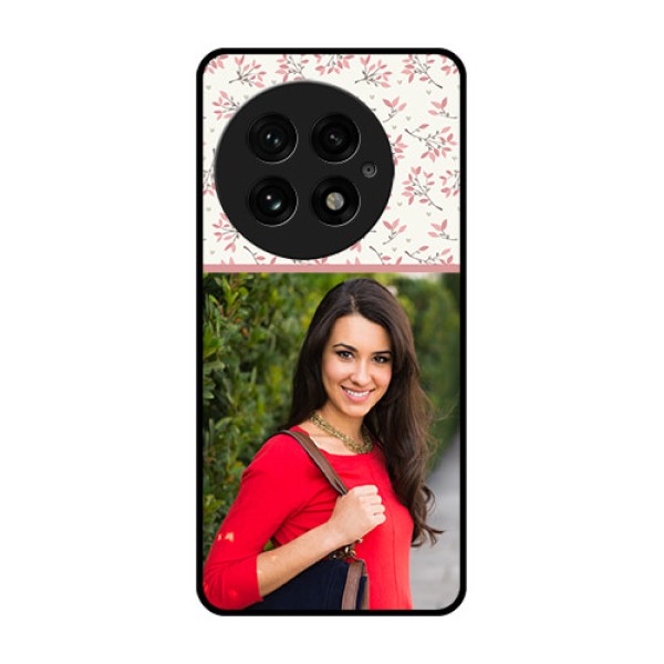 OnePlus 13 5G Custom Glass Phone CaseStunning Floral Design