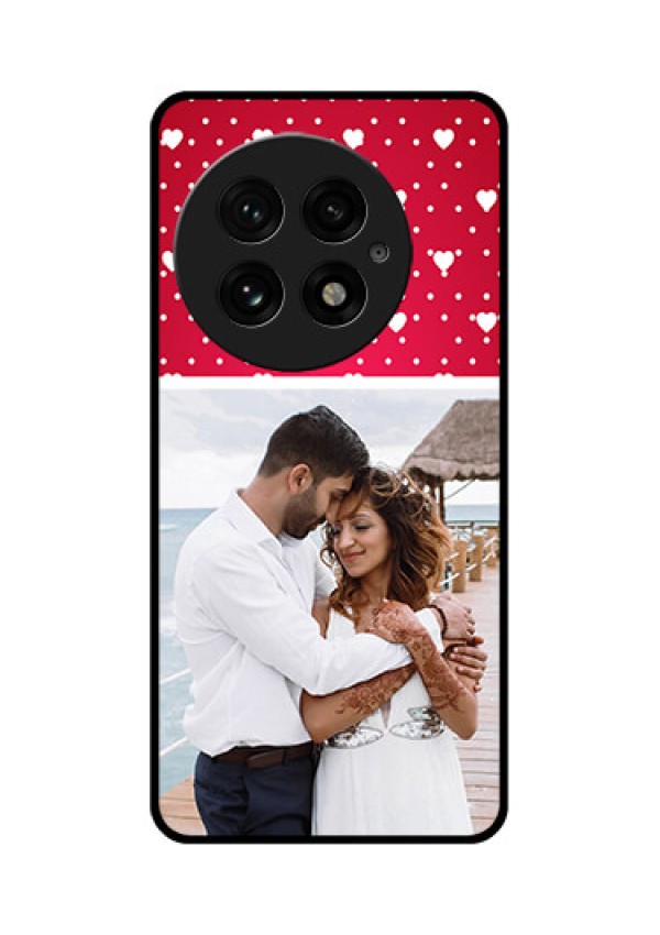 OnePlus 13 5G Custom Glass Phone CaseHearts Mobile Case Design