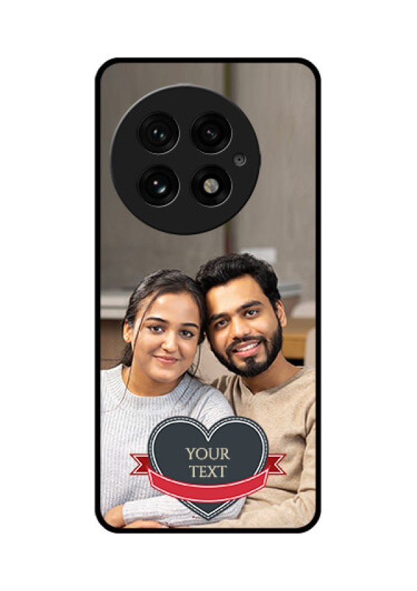 OnePlus 13 5G Custom Glass Phone CaseJust Married Couple Design