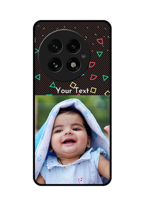 OnePlus 13 5G Custom Glass Phone CaseWith Confetti Birthday Design