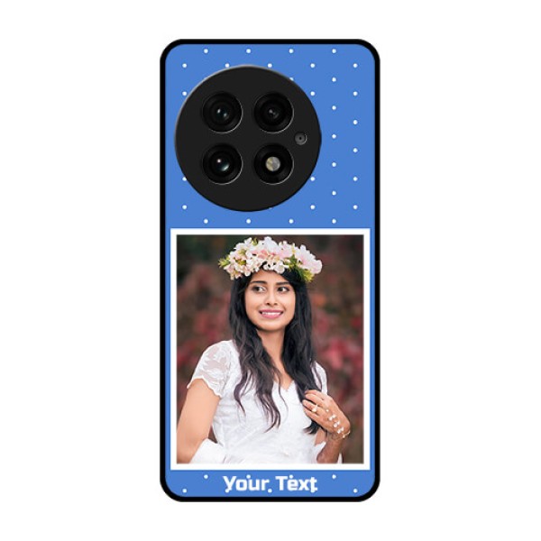 OnePlus 13 5G Custom Glass Phone CasePolka Dots Design