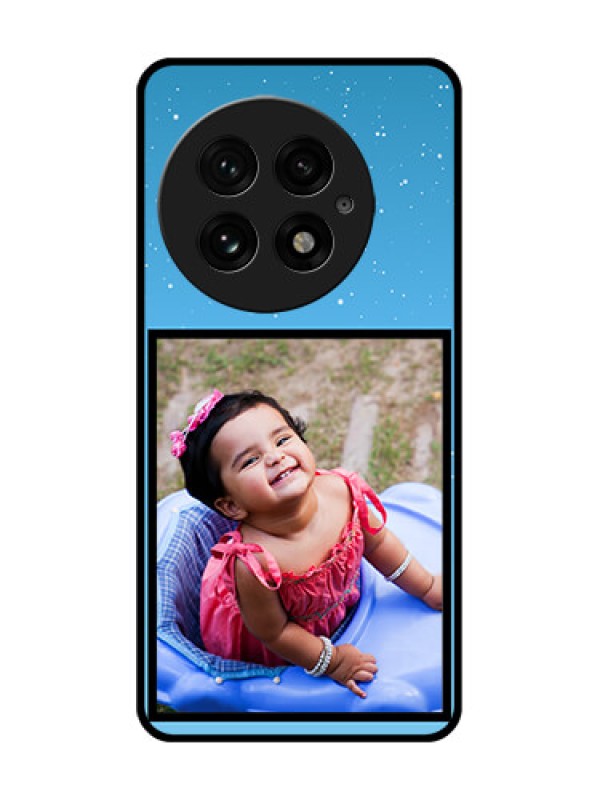 Custom OnePlus 13 5G Custom Glass Phone CaseWave Pattern Colorful Design