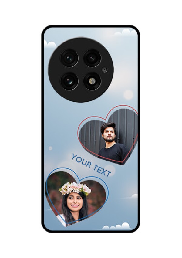 OnePlus 13 5G Custom Glass Phone CaseBlue Color Couple Design