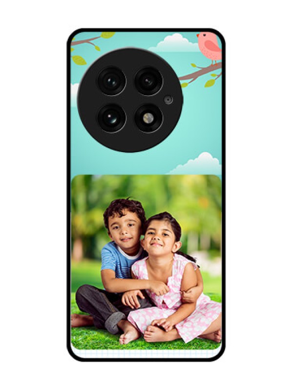 Custom OnePlus 13 5G Custom Glass Phone CaseDoodle Love Design