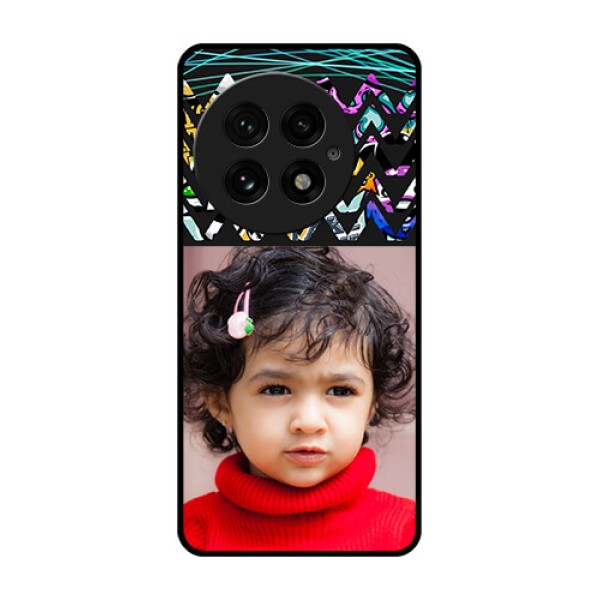 OnePlus 13 5G Custom Glass Phone CaseNeon Abstract Design