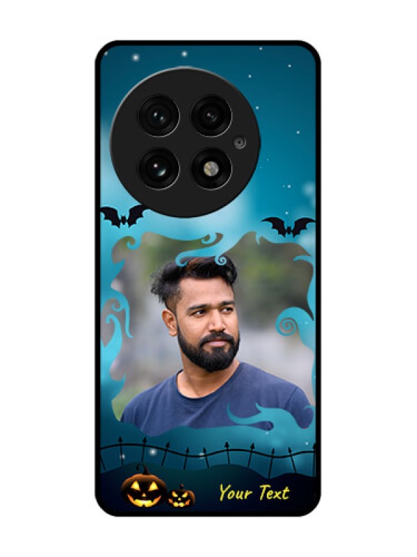 Custom OnePlus 13 5G Custom Glass Phone CaseHalloween Frame Design