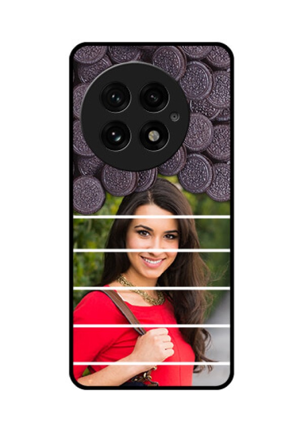 OnePlus 13 5G Custom Glass Phone CaseWith Oreo Biscuit Design