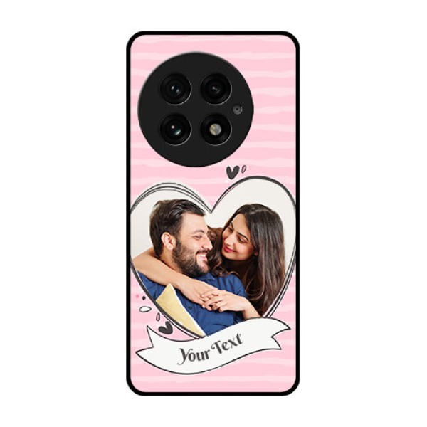 OnePlus 13 5G Custom Glass Phone CaseVintage Heart Design