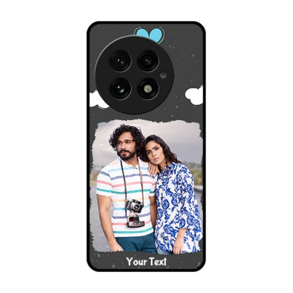 OnePlus 13 5G Custom Glass Phone CaseSplashes With Love Doodles Design OnePlus 13 5G Custom Glass Phone CaseSplashes With Love Doodles Design
