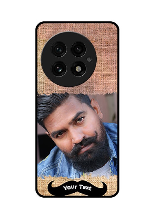 OnePlus 13 5G Custom Glass Phone CaseWith Texture Design