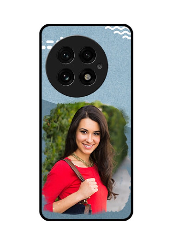 OnePlus 13 5G Custom Glass Phone CaseGrunge Line Art Design